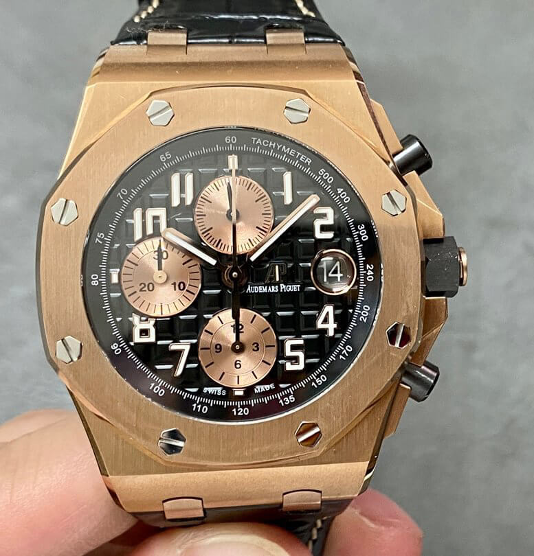 Audemars Piguet Royal Oak Offshore 26470OR.OO.A002CR.02 APF Factory Gold Case Replica Watch Audemars Piguet Royal Oak Offshore 26470OR.OO.A002CR.02 APF Factory Gold Case Replica Watch