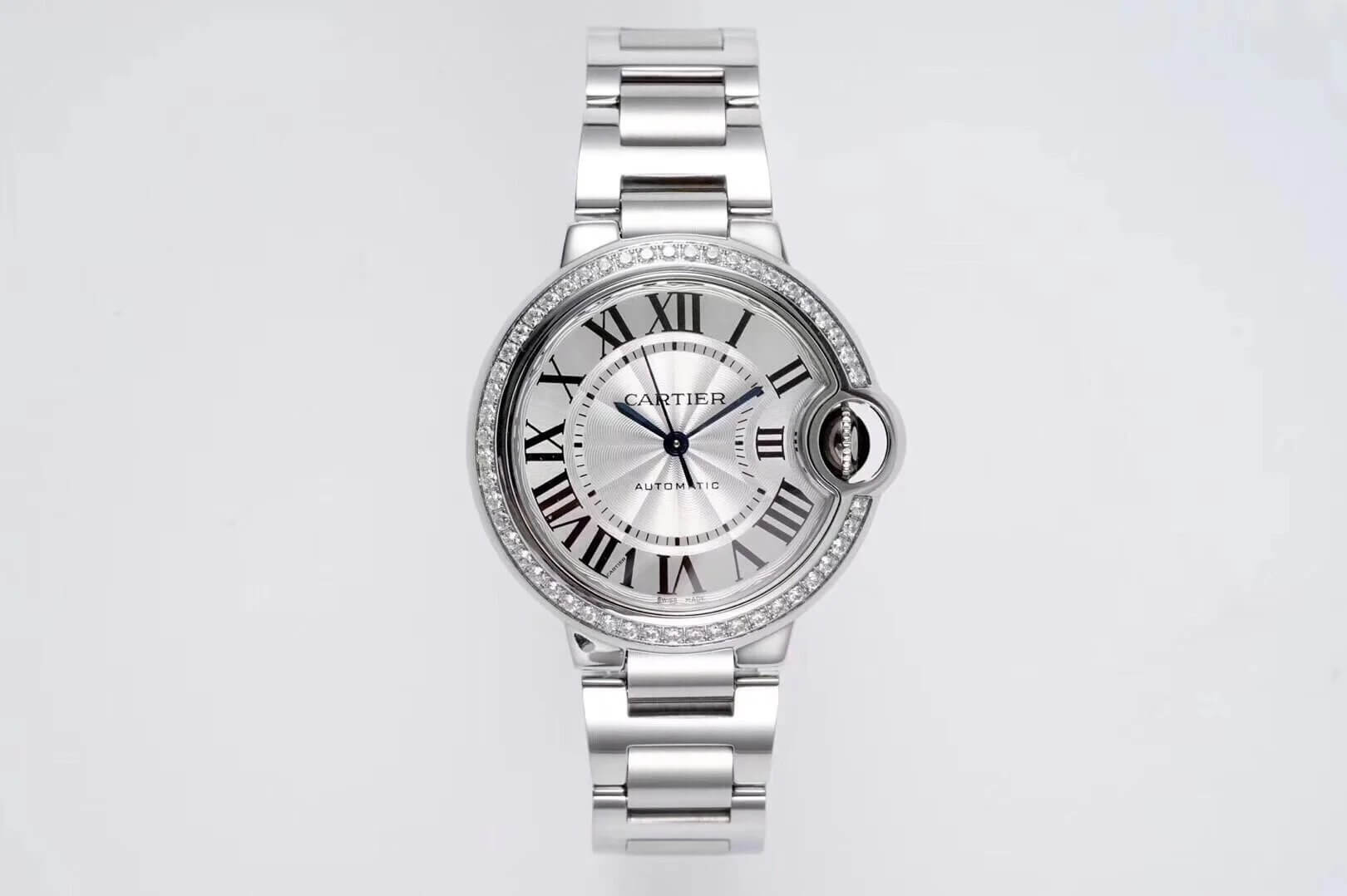 Ballon Bleu De Cartier W4BB0016 33MM AF Factory Diamond Bezel Replica Watch Ballon Bleu De Cartier W4BB0016 33MM AF Factory Diamond Bezel Replica Watch