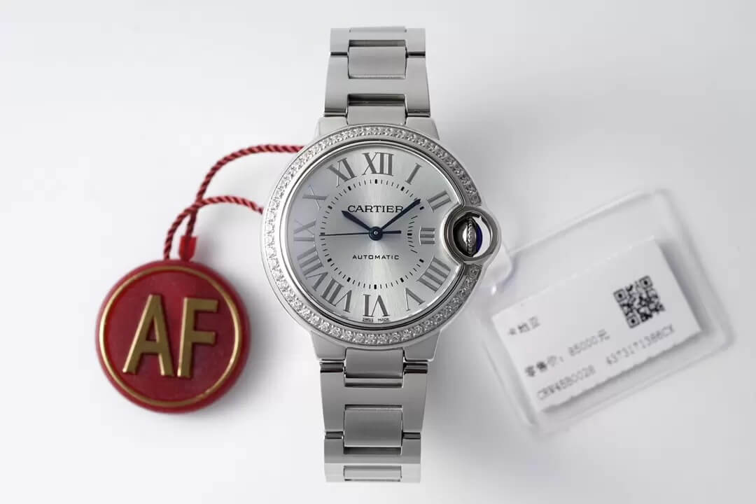 Ballon Bleu De Cartier W4BB0028 33MM AF Factory Diamond Bezel Replica Watch Ballon Bleu De Cartier W4BB0028 33MM AF Factory Diamond Bezel Replica Watch