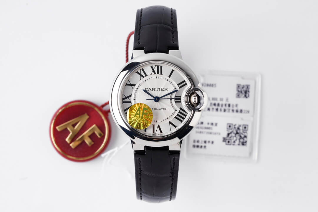 Ballon Bleu De Cartier W6920085 33MM AF Factory Leather Strap Replica Watch Ballon Bleu De Cartier W6920085 33MM AF Factory Leather Strap Replica Watch