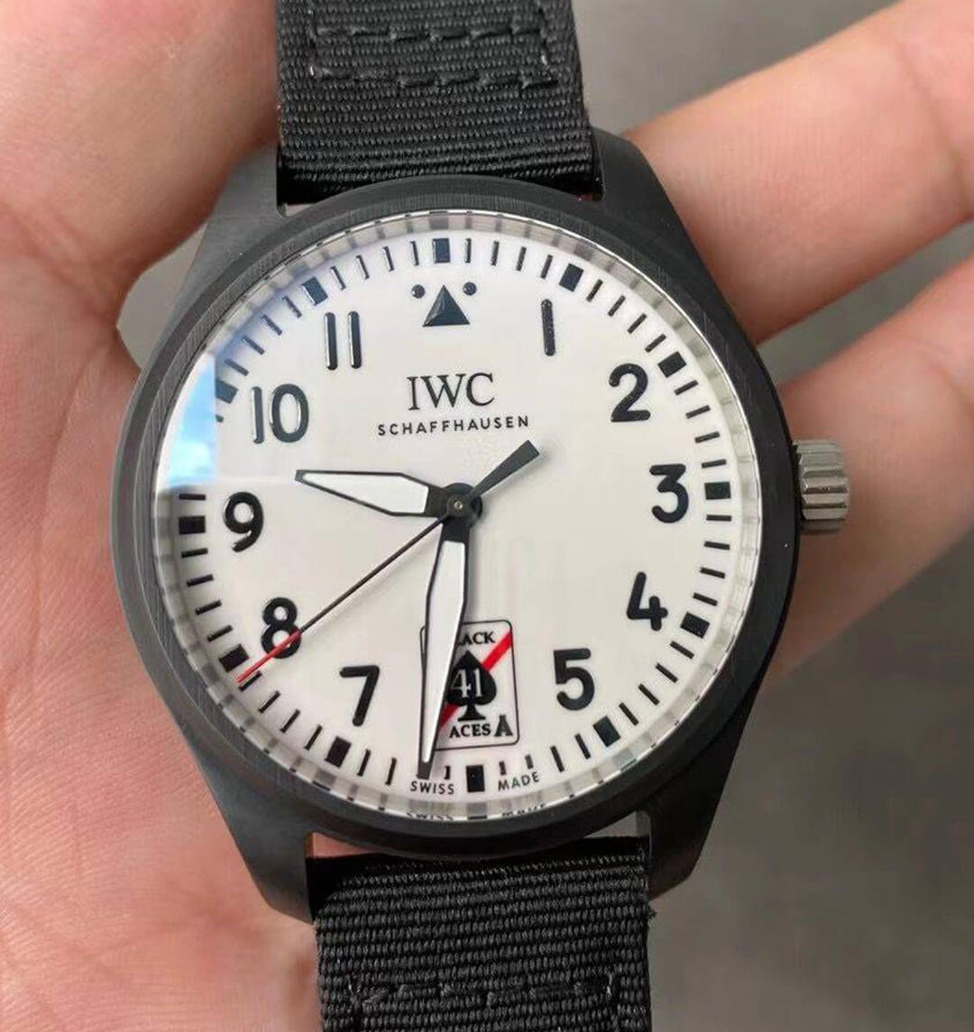 IWC Pilot IW326905 M+ Factory Black Case Replica Watch IWC Pilot IW326905 M+ Factory Black Case Replica Watch