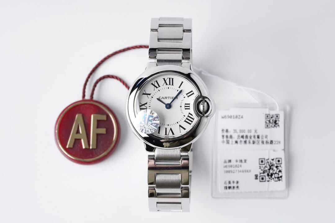 Ballon Bleu De Cartier 28MM Quartz W69010Z4 AF Factory Stainless Steel Replica Watch Ballon Bleu De Cartier 28MM Quartz W69010Z4 AF Factory Stainless Steel Replica Watch