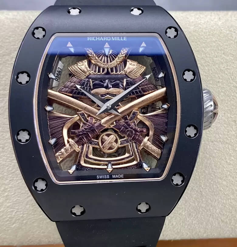 Richard Mille RM47 YS Factory Tourbillon Skeleton Dial Replica Watch Richard Mille RM47 YS Factory Tourbillon Skeleton Dial Replica Watch