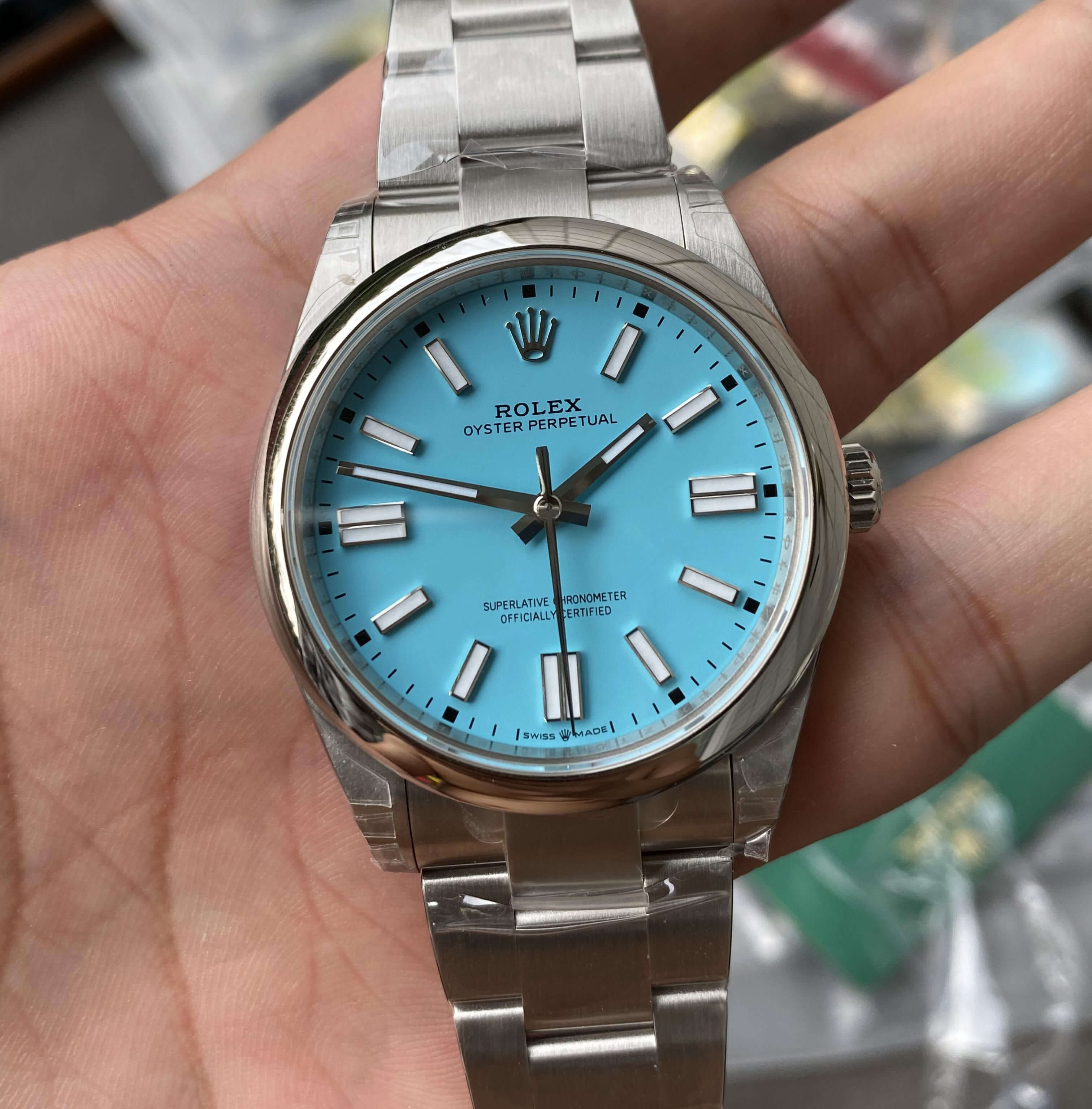 Rolex Oyster Perpetual 41MM M124300-0006 VS Factory Stainless Steel Replica Watch Rolex Oyster Perpetual 41MM M124300-0006 VS Factory Stainless Steel Replica Watch