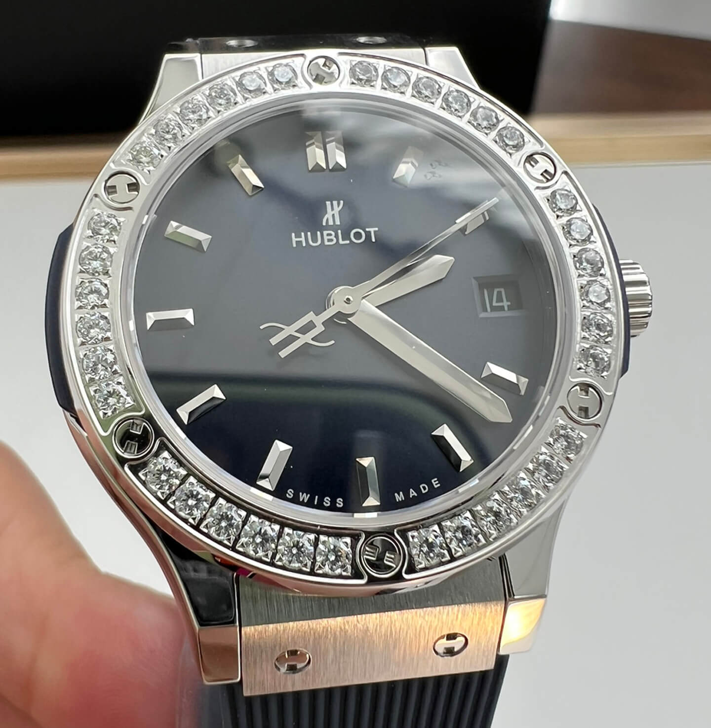 Hublot Classic Fusion 33MM Quartz Movement HB Factory Blue Dial Replica Watch Hublot Classic Fusion 33MM Quartz Movement HB Factory Blue Dial Replica Watch
