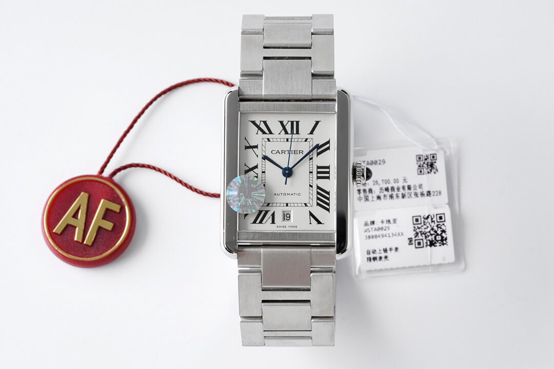 Cartier Tank W5200028 AF Factory Stainless Steel Replica Watch Cartier Tank W5200028 AF Factory Stainless Steel Replica Watch