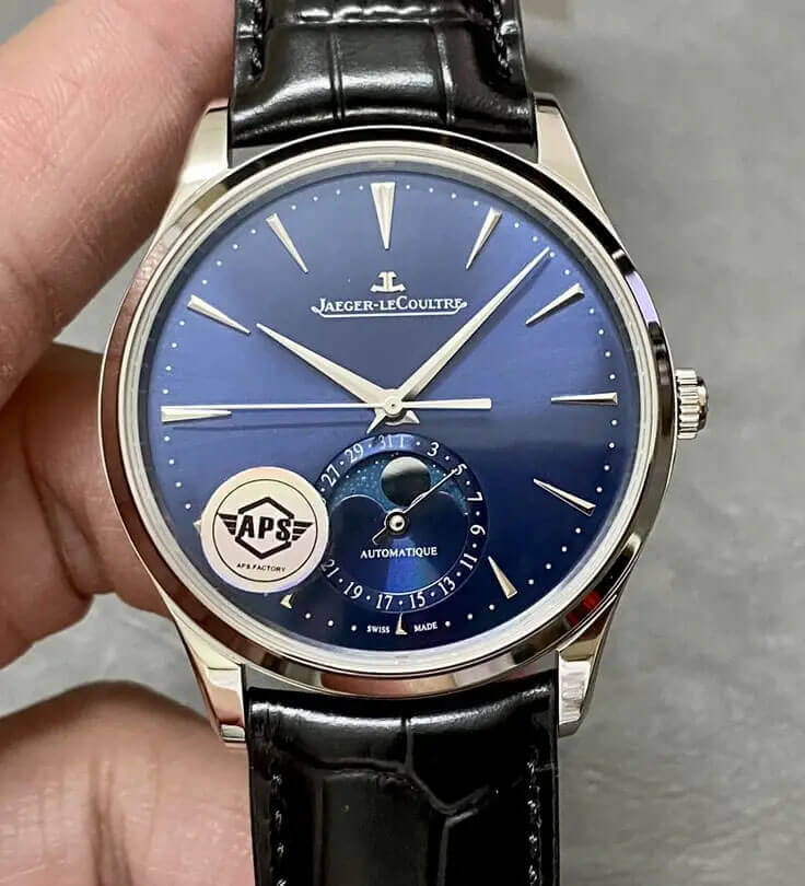 Jaeger-LeCoultre Master 1368480 APS Factory Blue Dial Replica Watch Jaeger-LeCoultre Master 1368480 APS Factory Blue Dial Replica Watch