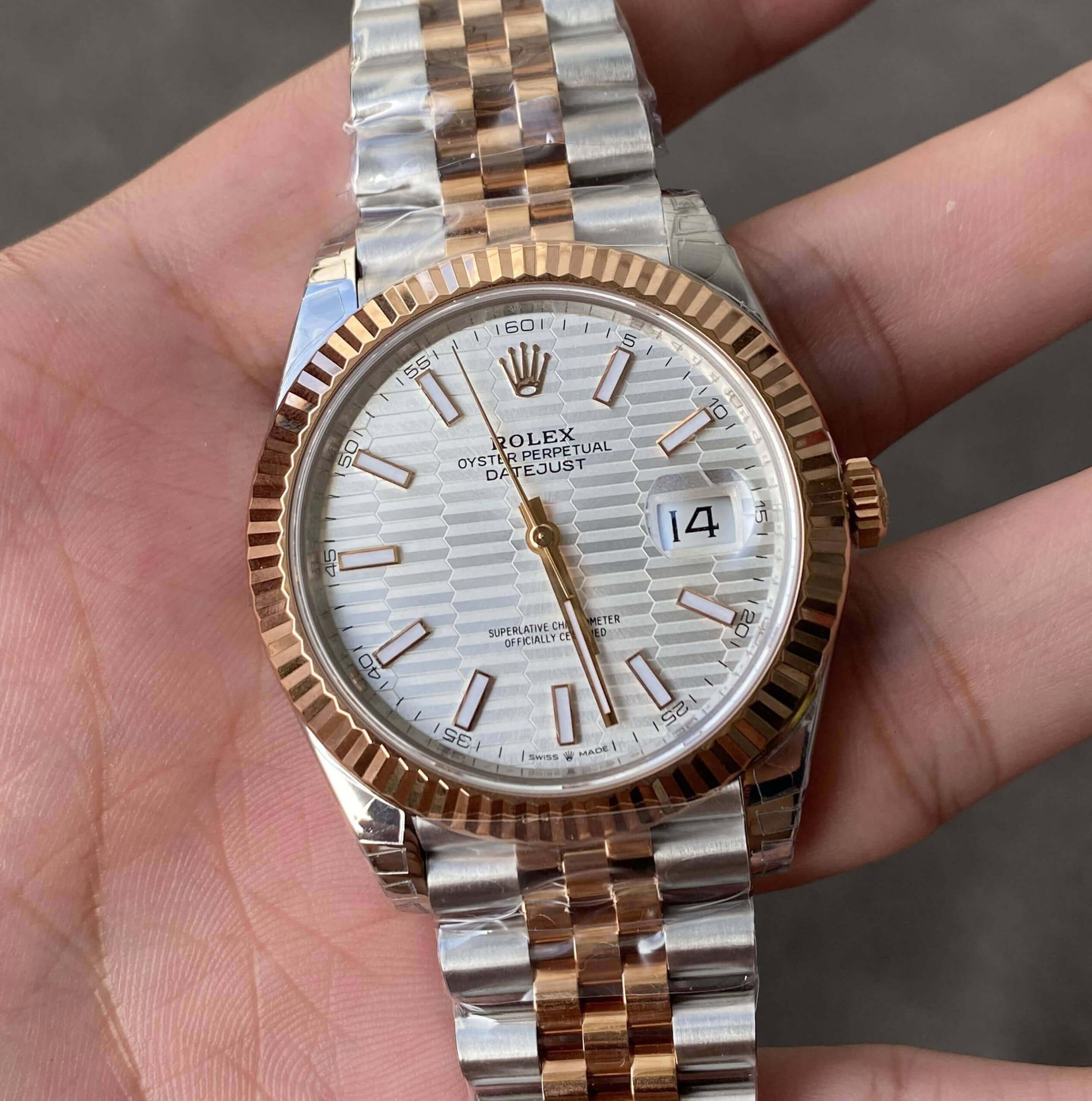 Rolex Datejust M126331-0018 41MM VS Factory Rose Gold Replica Watch Rolex Datejust M126331-0018 41MM VS Factory Rose Gold Replica Watch