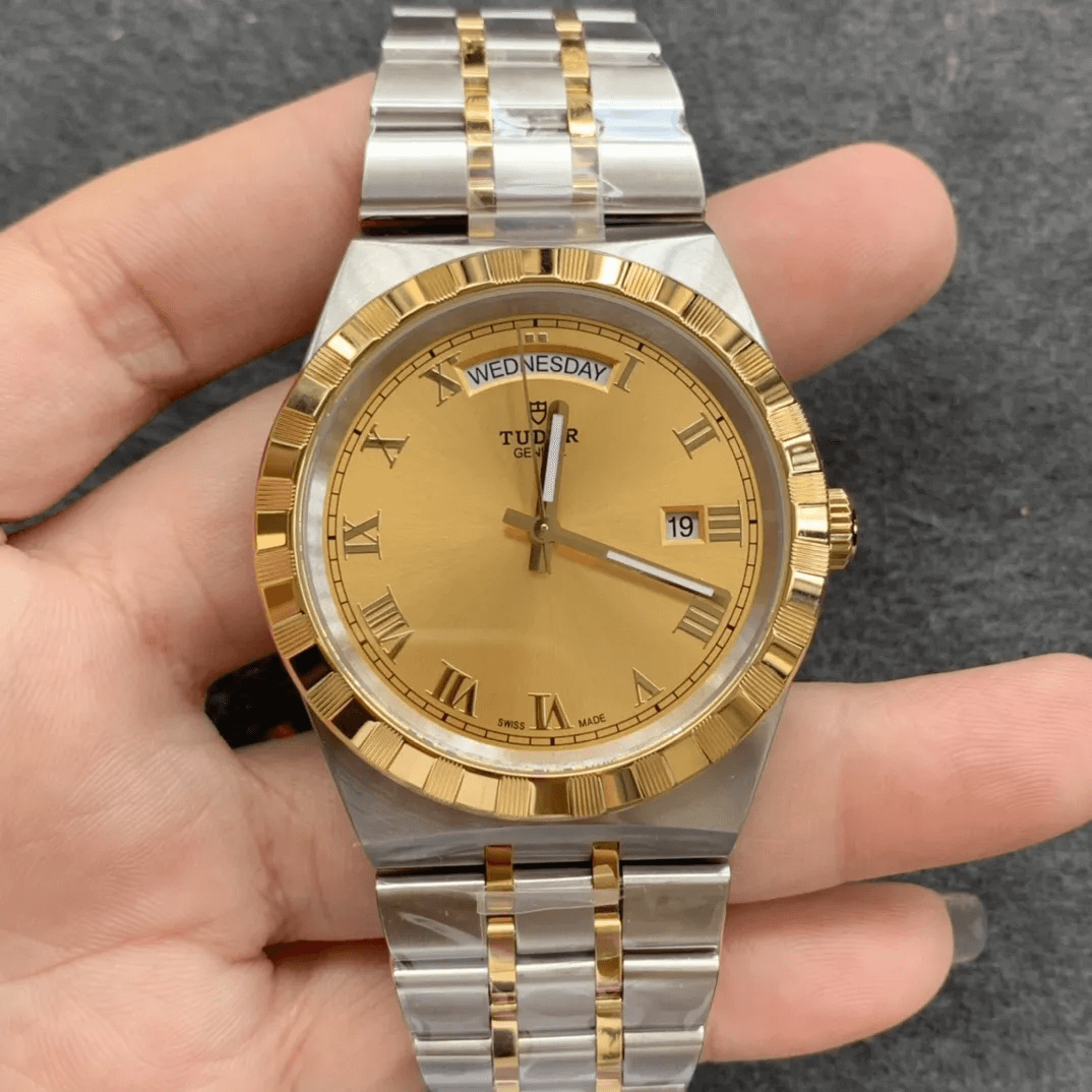 Tudor Royal M28603-0004 V7 Factory Gold Dial Replica Watch Tudor Royal M28603-0004 V7 Factory Gold Dial Replica Watch