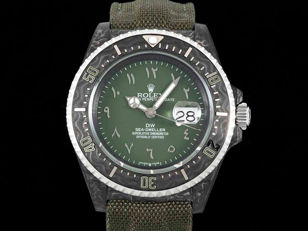 Rolex Sea-Dweller Diw Factory Carbon Fiber Green Dial Replica Watch Rolex Sea-Dweller Diw Factory Carbon Fiber Green Dial Replica Watch