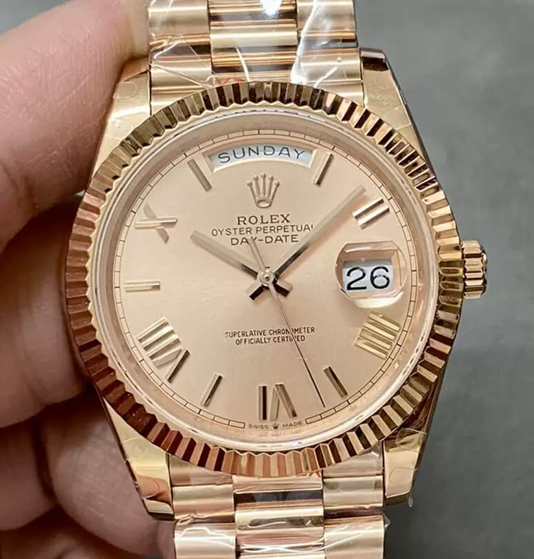 Rolex Day Date M228235-0001 GM Factory Rose Gold Replica Watch Rolex Day Date M228235-0001 GM Factory Rose Gold Replica Watch