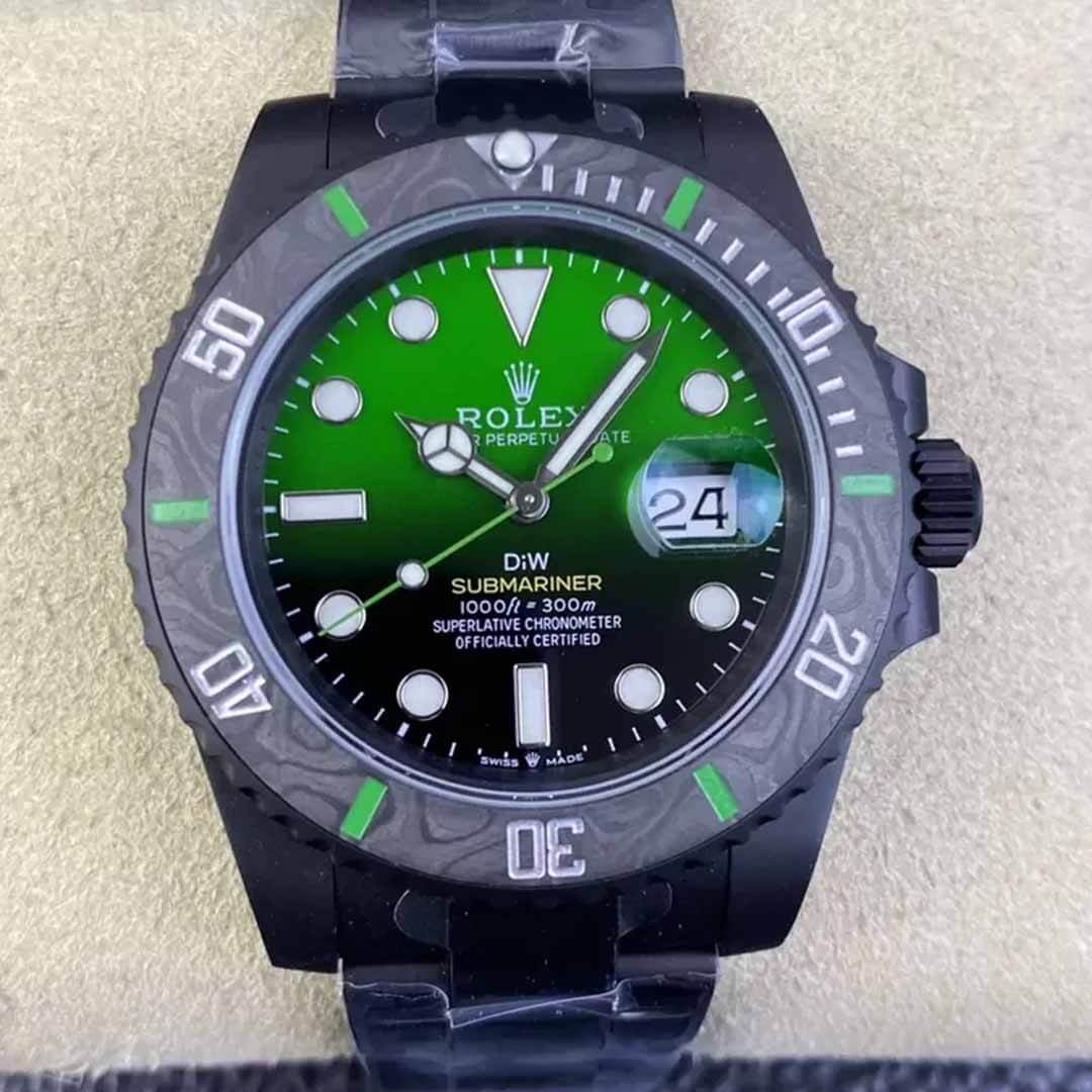 Rolex Submariner VS Factory Carbon Fiber Green Gradient Dial Replica Watch Rolex Submariner VS Factory Carbon Fiber Green Gradient Dial Replica Watch