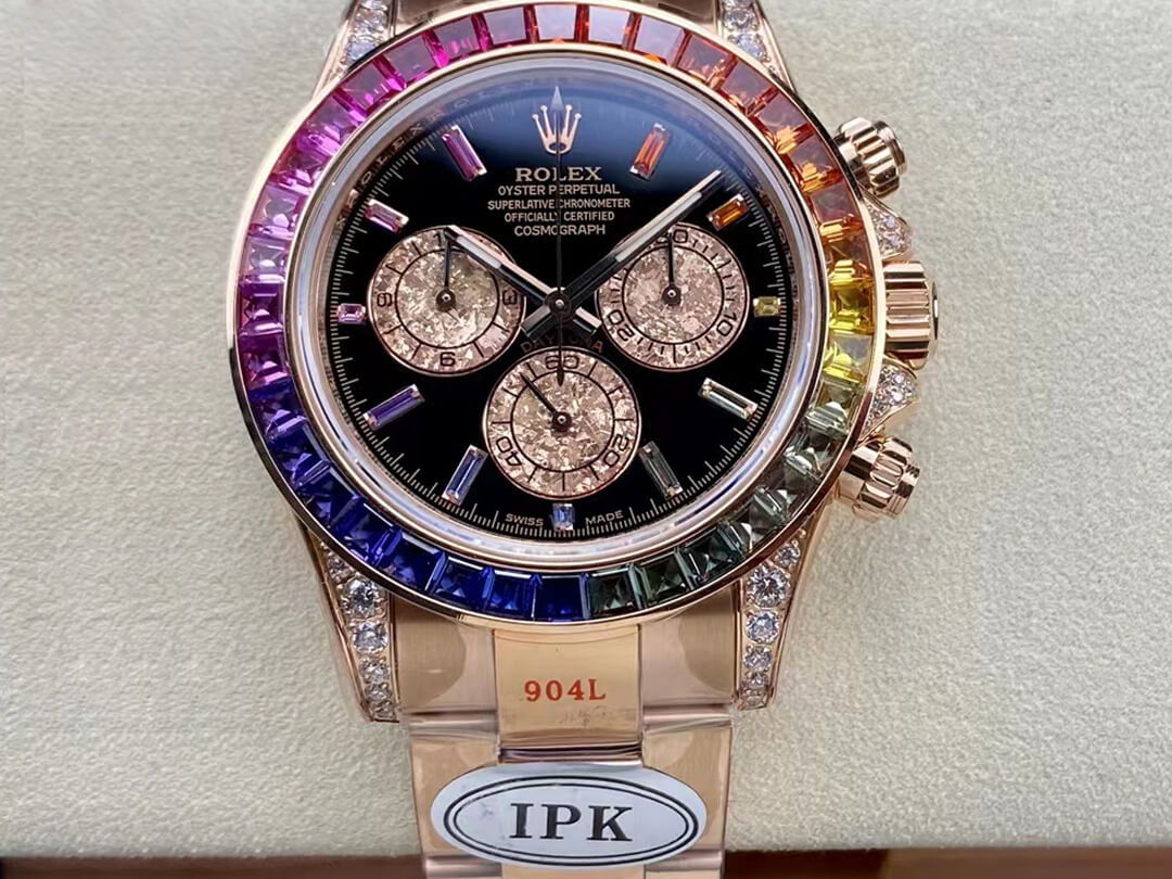 Rolex Daytona 116595 RBOW IPK Factory Rose Gold Replica Watch Rolex Daytona 116595 RBOW IPK Factory Rose Gold Replica Watch
