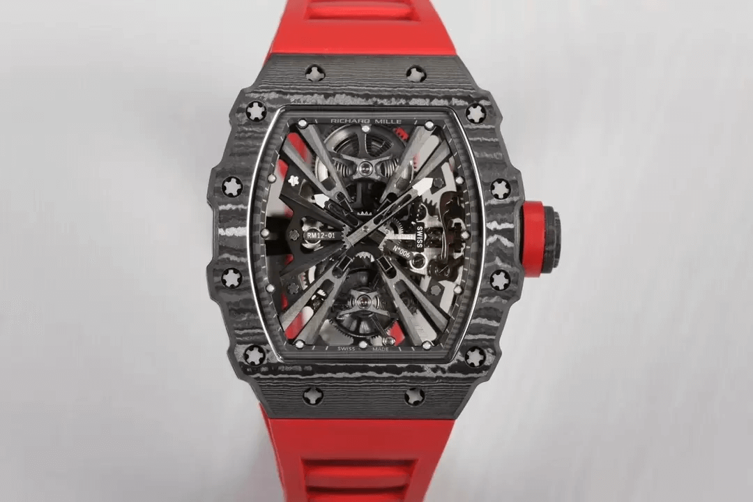 Richard Mille RM12-01 Tourbillon RM Factory Carbon Fiber Skeleton Dial Replica Watch Richard Mille RM12-01 Tourbillon RM Factory Carbon Fiber Skeleton Dial Replica Watch