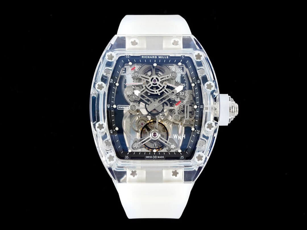Richard Mille RM 56-01 Tourbillon RM Factory Transparent Skeleton Dial Replica Watch Richard Mille RM 56-01 Tourbillon RM Factory Transparent Skeleton Dial Replica Watch
