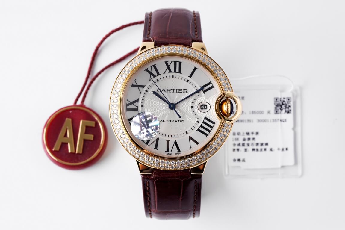 Ballon Bleu De Cartier 42MM WE9007Z3 AF Factory Diamond Bezel Replica Watch Ballon Bleu De Cartier 42MM WE9007Z3 AF Factory Diamond Bezel Replica Watch