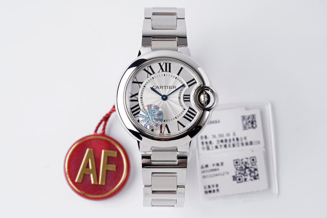 Ballon Bleu De Cartier Quartz 33MM W6920084 AF Factory Stainless Steel Replica Watch Ballon Bleu De Cartier Quartz 33MM W6920084 AF Factory Stainless Steel Replica Watch