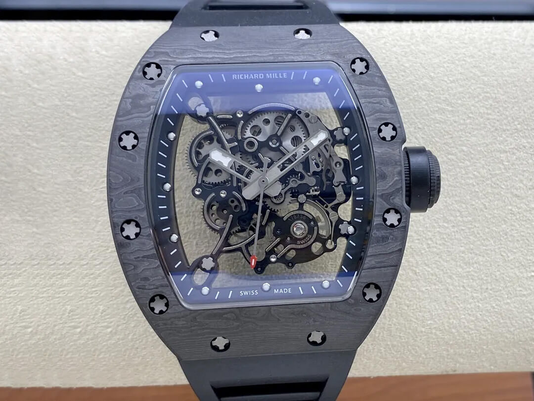 Richard Mille RM-055 BBR Factory Carbon Fiber Replica Watch Richard Mille RM-055 BBR Factory Carbon Fiber Replica Watch