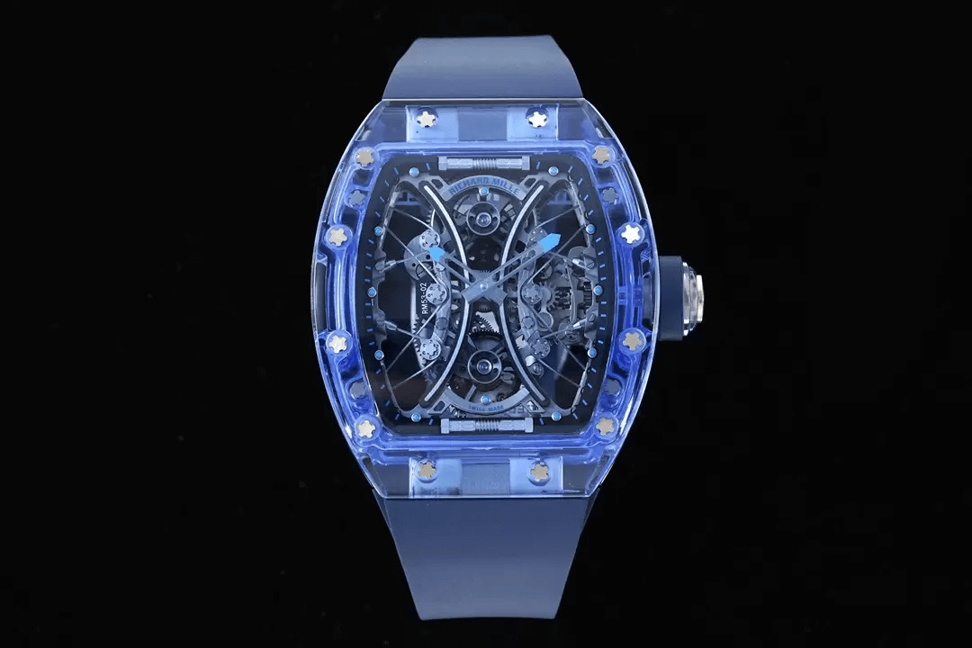 Richard Mille RM053-02 Tourbillon RM Factory Blue Skeleton Dial Replica Watch Richard Mille RM053-02 Tourbillon RM Factory Blue Skeleton Dial Replica Watch