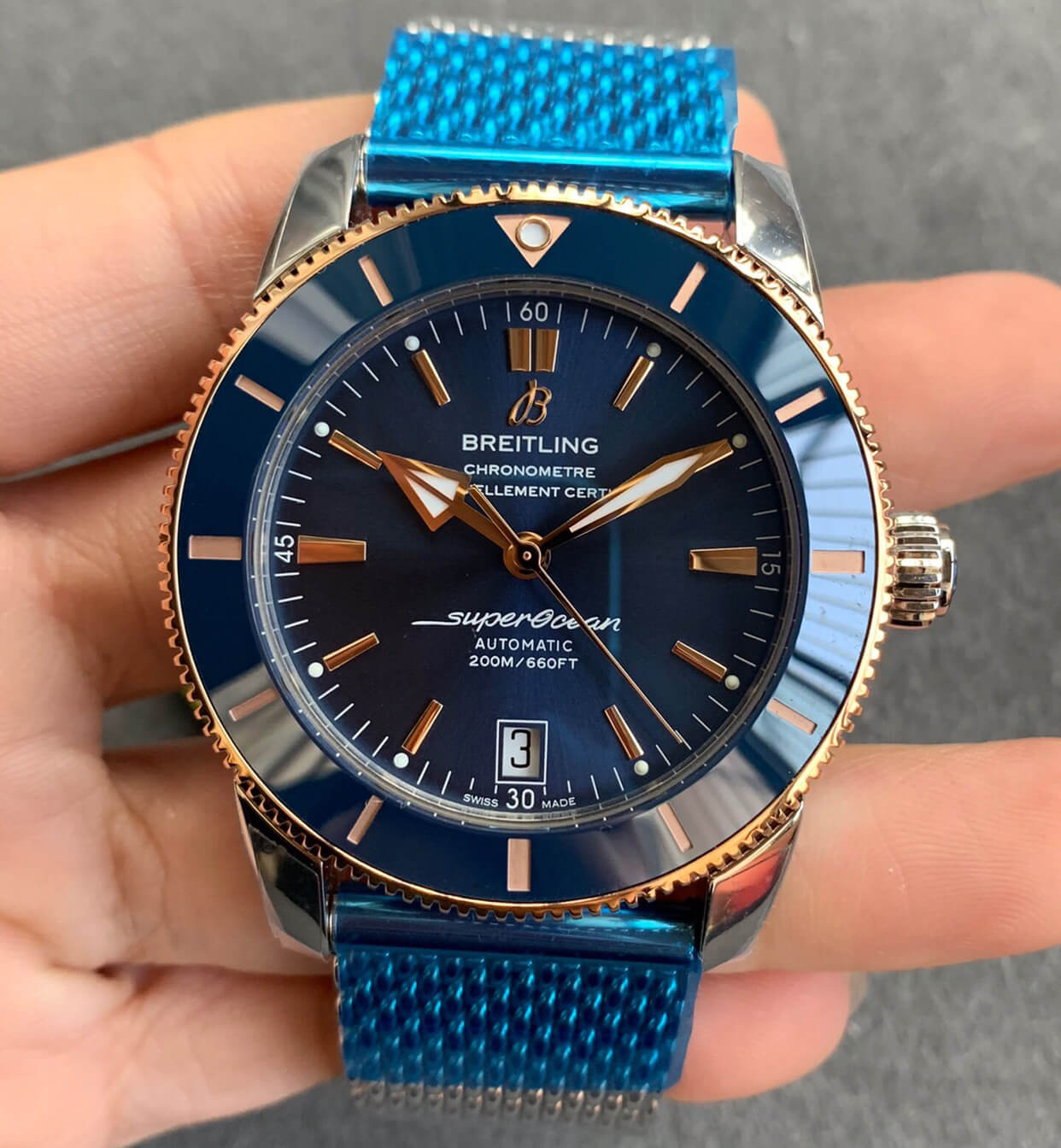 Breitling Superocean Heritage UB2010161C1A1 GF Factory Blue Dial Replica Watch Breitling Superocean Heritage UB2010161C1A1 GF Factory Blue Dial Replica Watch