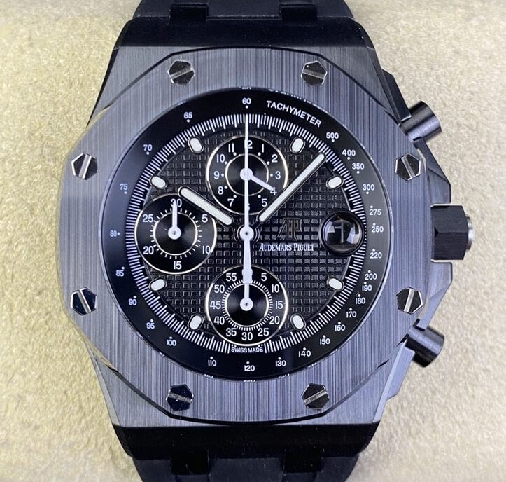 Audemars Piguet Royal Oak Offshore 26238 APF Factory Black Dial Replica Watch Audemars Piguet Royal Oak Offshore 26238 APF Factory Black Dial Replica Watch