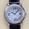 Chopard Happy Diamonds 278475-3037 YF Factory Black Strap Replica Watch - Best Quality Replica Watches UK Swiss Watch Brands 1:1 Replica Fake Watch