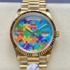 Rolex Day-Date m128238-0106 8+Factory gold case Replica Watch - Best Quality Replica Watches UK Swiss Watch Brands 1:1 Replica Fake Watch