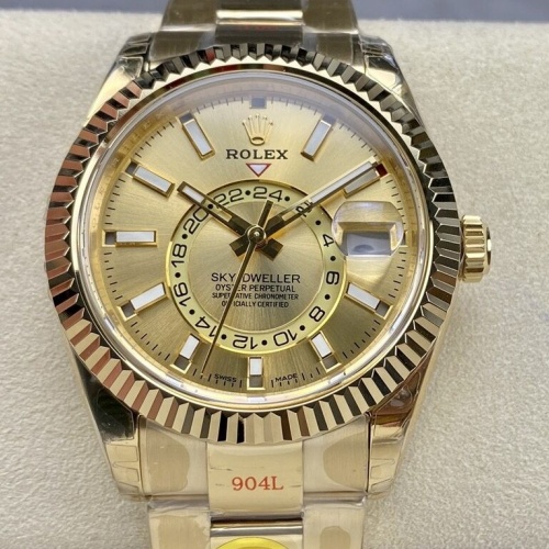 Rolex Sky-Dweller M326938-0003 Noob Factory Gold Strap Replica Watch - Best Quality Replica Watches UK Swiss Watch Brands 1:1 Replica Fake Watch Rolex Sky-Dweller M326938-0003 Noob Factory Gold Strap Replica Watch - Best Quality Replica Watches UK Swiss Watch Brands 1:1 Replica Fake Watch