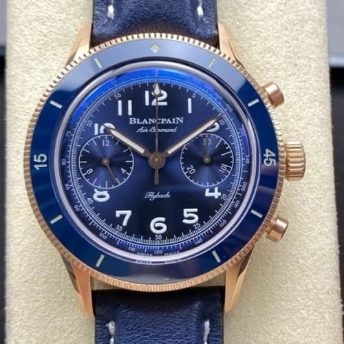 Blancpain Air Commander AC02-36B40-63B TW Factory Calfskin Strap Replica Watch - Best Quality Replica Watches UK Swiss Watch Brands 1:1 Replica Fake Watch