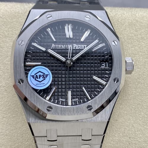 Audemars Piguet Royal Oak 15510ST.OO.1320ST.07 APS Factory V2 Black Dial Replica Watch - Best Quality Replica Watches UK Swiss Watch Brands 1:1 Replica Fake Watch Audemars Piguet Royal Oak 15510ST.OO.1320ST.07 APS Factory V2 Black Dial Replica Watch - Best Quality Replica Watches UK Swiss Watch Brands 1:1 Replica Fake Watch