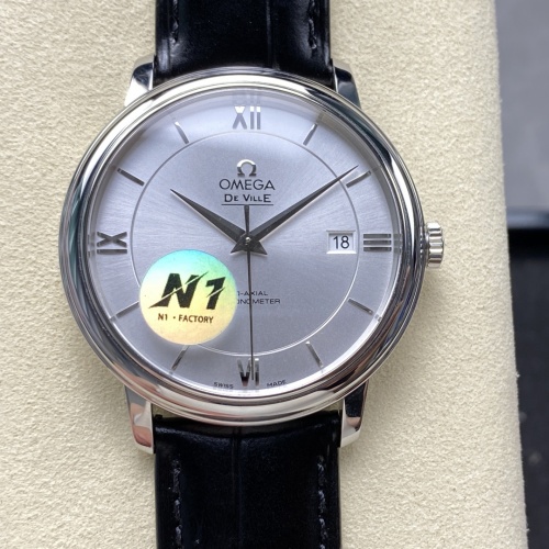 Omega De Ville 424.13.40.20.02.001 N1 factory silver dial Replica Watch - Best Quality Replica Watches UK Swiss Watch Brands 1:1 Replica Fake Watch