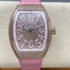Franck Muller LADIES'COLLECTION V 32 SC AT FO D CD ABF factory diamond dial Replica Watch - Best Quality Replica Watches UK Swiss Watch Brands 1:1 Replica Fake Watch