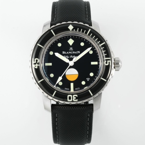 Blancpain Fifty Fathoms 5008-11B30-NABA ZF Factory Stainless Steel Case Replica Watch - Best Quality Replica Watches UK Swiss Watch Brands 1:1 Replica Fake Watch