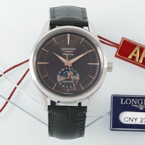 Longines Flagship L4.815.4.62.2 AF factory stainless steel case Replica Watch - Best Quality Replica Watches UK Swiss Watch Brands 1:1 Replica Fake Watch