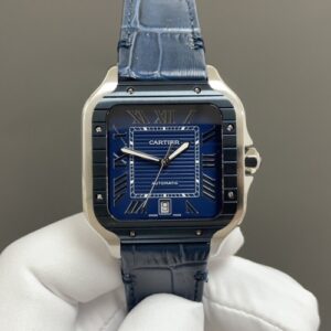 Cartier Santos WSSA0048 THB factory stainless steel case Replica Watch - Best Quality Replica Watches UK Swiss Watch Brands 1:1 Replica Fake Watch