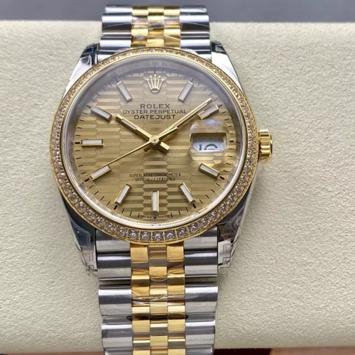 Rolex Datejust M126283rbr-0025 VS Factory Date Display Replica Watch - Best Quality Replica Watches UK Swiss Watch Brands 1:1 Replica Fake Watch