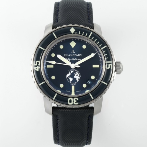 Blancpain Fifty Fathoms 5008-11B40-NAOA ZF Factory Blue Dial Replica Watch - Best Quality Replica Watches UK Swiss Watch Brands 1:1 Replica Fake Watch