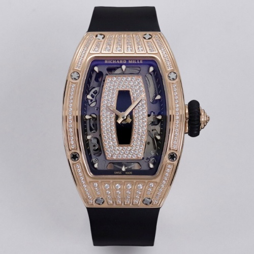 Richard Miller Ladies RM07-01 ZF Factory diamond case Replica Watch - Best Quality Replica Watches UK Swiss Watch Brands 1:1 Replica Fake Watch