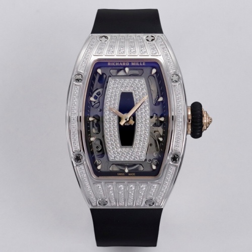 Richard Miller Ladies RM07-01 ZF Factory Hollow Dial Replica Watch - Best Quality Replica Watches UK Swiss Watch Brands 1:1 Replica Fake Watch