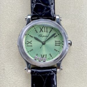 Chopard HAPPY SPORT 278590-3013 YF Factory Green Dial Replica Watch - Best Quality Replica Watches UK Swiss Watch Brands 1:1 Replica Fake Watch