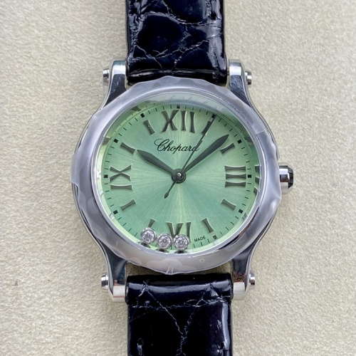 Chopard HAPPY SPORT 278590-3013 YF Factory Green Dial Replica Watch - Best Quality Replica Watches UK Swiss Watch Brands 1:1 Replica Fake Watch