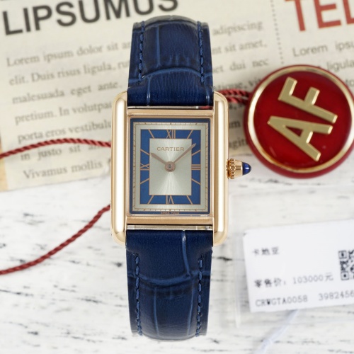 Cartier Tank WGTA0058 AF Factory Grey Dial Replica Watch - Best Quality Replica Watches UK Swiss Watch Brands 1:1 Replica Fake Watch