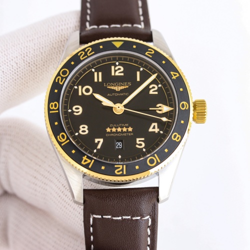 Longines Spirit L3.812.5.53.2 TW Factory Dual Time Zone Replica Watch - Best Quality Replica Watches UK Swiss Watch Brands 1:1 Replica Fake Watch