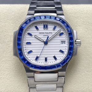 Patek Philippe Nautilus 5711 GR Factory White Dial Replica Watch - Best Quality Replica Watches UK Swiss Watch Brands 1:1 Replica Fake Watch