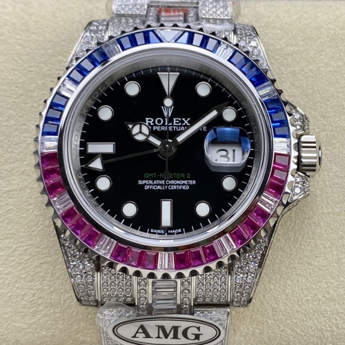 Rolex GMT-Master 116759 SAru-78209 AMG factory diamond case Replica Watch - Best Quality Replica Watches UK Swiss Watch Brands 1:1 Replica Fake Watch