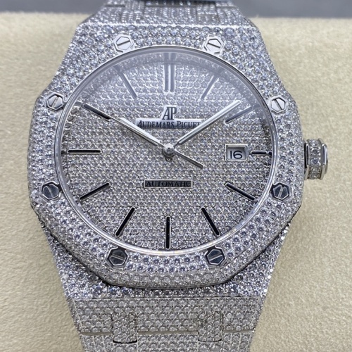 Audemars Piguet Royal Oak 15400ST.012 AMG Factory Stick Hour Markers Replica Watch - Best Quality Replica Watches UK Swiss Watch Brands 1:1 Replica Fake Watch