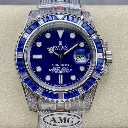 Rolex Submariner 116759 SAru-78211 AMG factory diamond dial Replica Watch - Best Quality Replica Watches UK Swiss Watch Brands 1:1 Replica Fake Watch