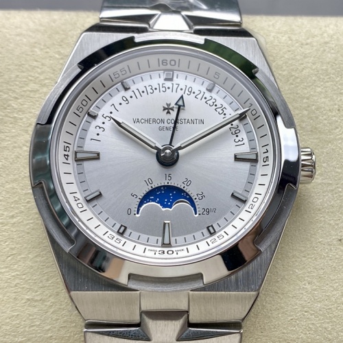 Vacheron Constantin Overseas 4000V-B911 GR Factory Stainless Steel Strap Replica Watch - Best Quality Replica Watches UK Swiss Watch Brands 1:1 Replica Fake Watch