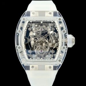Richard Miller RM 56-02 RM Factory Tourbillon Transparent Case Replica Watch - Best Quality Replica Watches UK Swiss Watch Brands 1:1 Replica Fake Watch