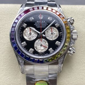 Rolex Daytona 116599 RBOW ZF factory stainless steel strap Replica Watch - Best Quality Replica Watches UK Swiss Watch Brands 1:1 Replica Fake Watch